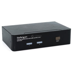 SV231DVIUA STARTECH 2 PORT DVI USB KVM SWITCH WITH AUDIO AND USB 2.0 HUB